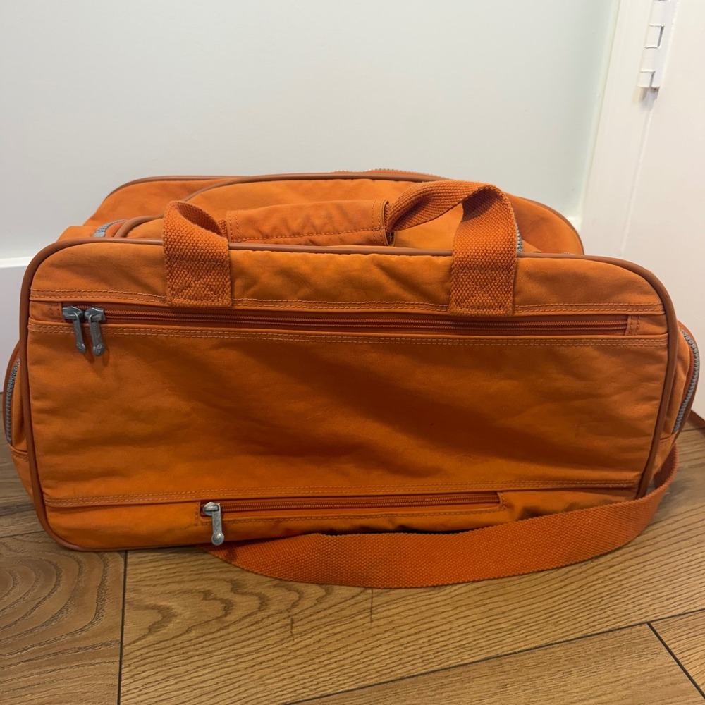 Kipling Orange Travel Duffel Bag - Picture 3 of 12